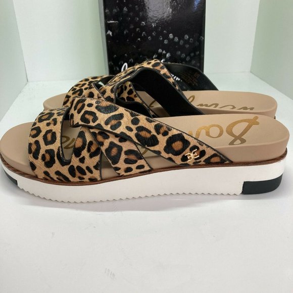 NEW Sam Edelman Ariele Leopard Print Calf hair - Picture 5 of 10